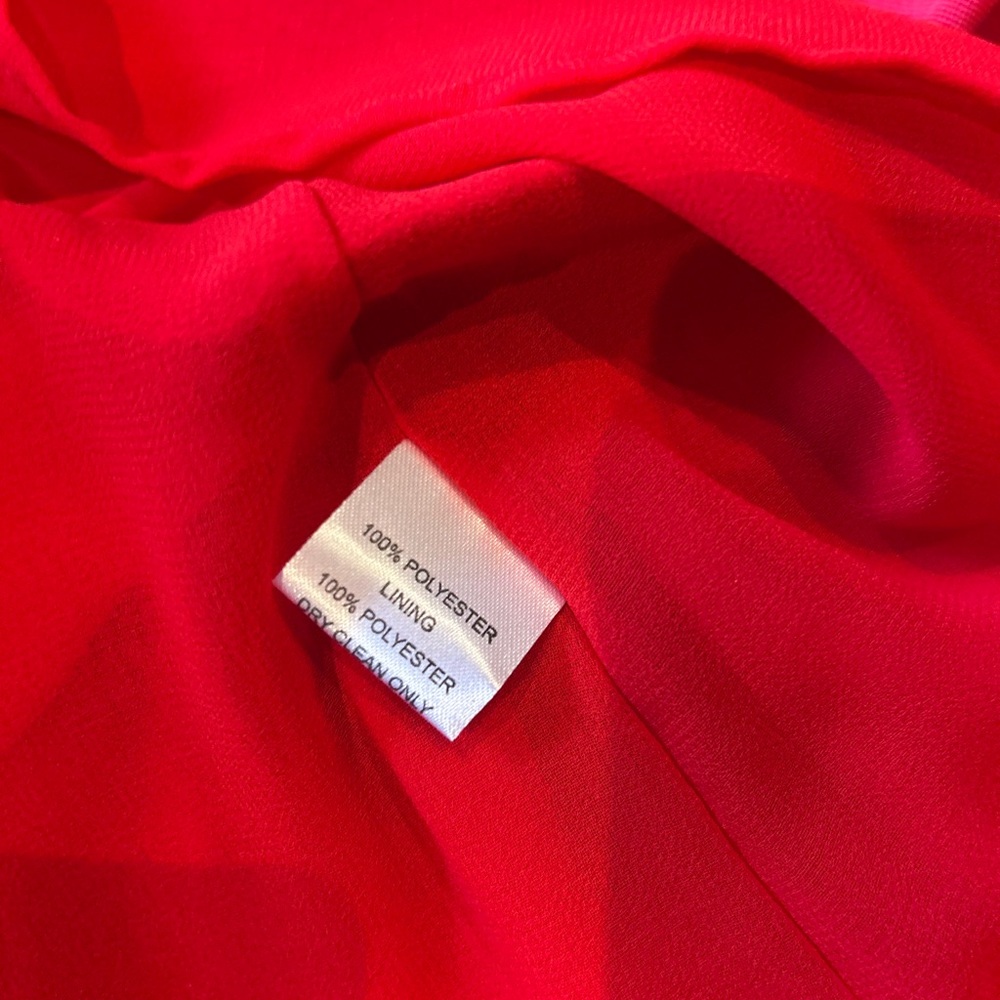 Laroque Libba Red Ruffle Hem Mini Dress - Picture 5 of 5